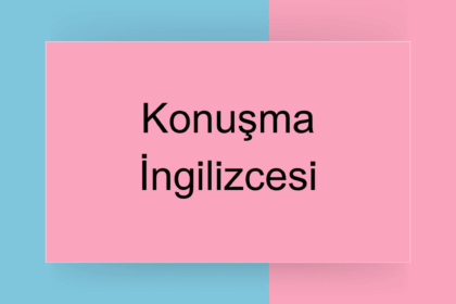 Konuşma İngilizcesi